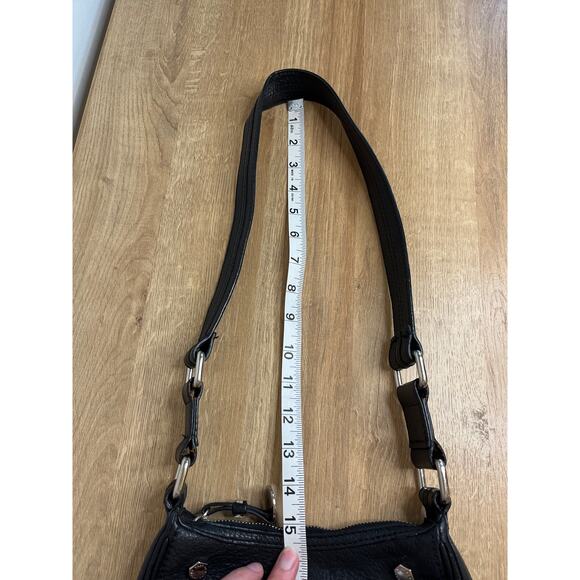 Marc by Marc Jacobs Vintage Black Pebbled Leather Small Shoulder Bag 90s Y2K - Picture 13 of 13